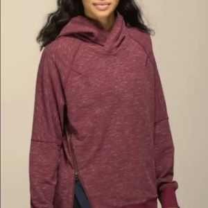 NEW Lululemon Om and Roam Hoodie Sweatshirt Large 12 Oversized Side Zippers